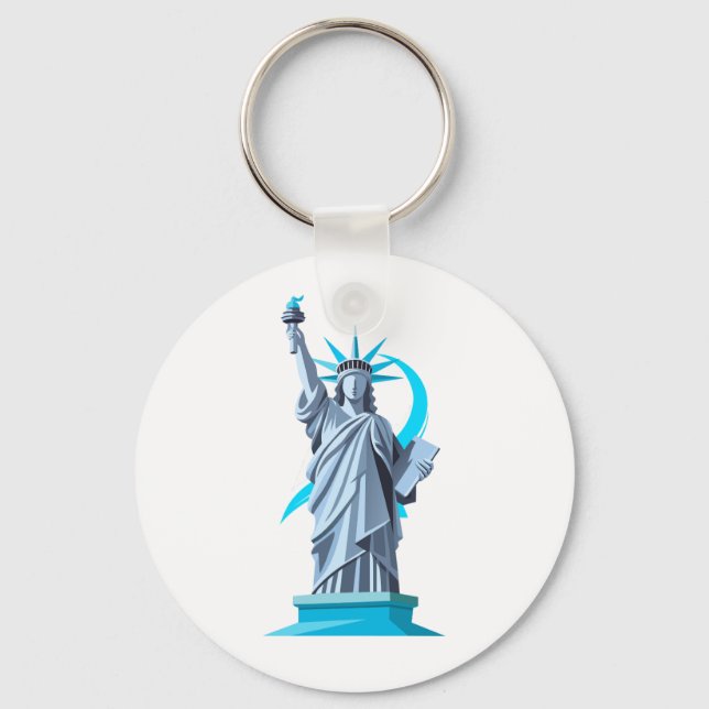 Chaveiro Capa de telefone com design artístico da Estátua d (Frente)