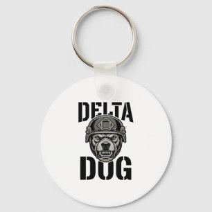 Chaveiro Capacete Bulldog Delta Dog Design de Gravura Vinta