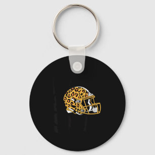 Chaveiro Capacete de futebol com estampa de leopardo Bend &