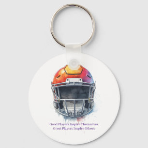 Chaveiro Capacete de Futebol Motivacional Inspirador