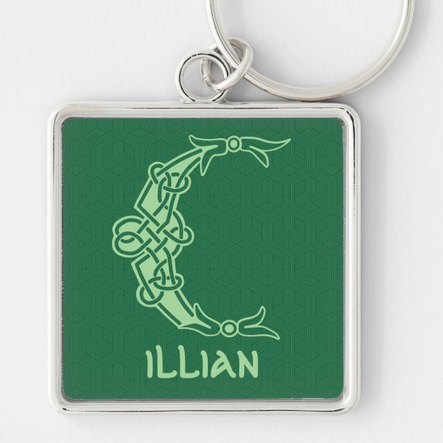 Chaveiro Capital Decorativo do Nó Celta do século XVI C (Frente)