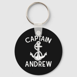 Chaveiro Capitão Andrew Barco de Iate Navio Âncora