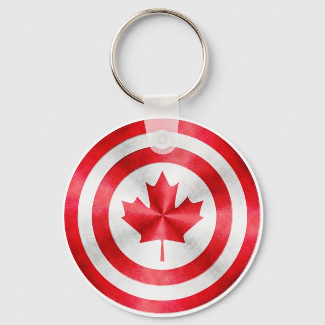 Chaveiro Capitão Canada Hero Shield (Frente)