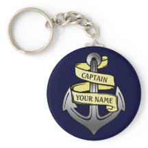 Capitão de Entrega Personalizável Seu Nome Âncora