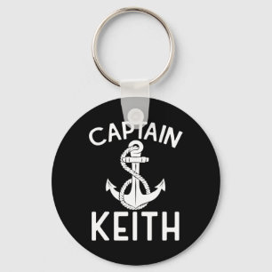 Chaveiro Capitão Keith Boat Ship Anchor Barco Yacht