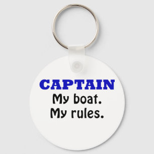 Chaveiro Capitão Meu Barco Meu Regra