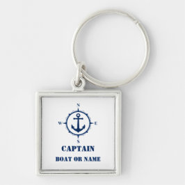 Chaveiro Capitão ou Nome do Barco - Anchor Náutico