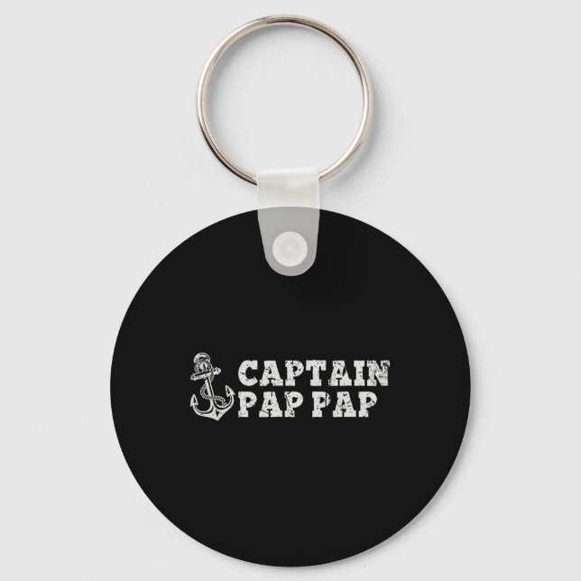Chaveiro Capitão Pap-pap Navegando Barco Pappap Âncora (Frente)
