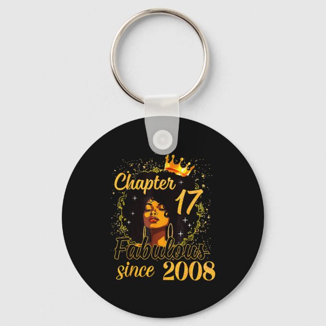 Chaveiro Capítulo 17 Fabuloso Desde 2008 Aniversário de 17  (Frente)