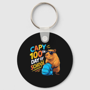Chaveiro Capivara 100º Dia de Escola