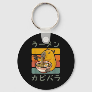 Chaveiro Capivara Anime Gráfico Ramen Kawaii Japonês Vinta