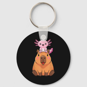 Chaveiro Capivara Axolote Kawaii Engraçado Crianças Meninos