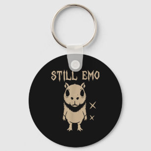 Chaveiro Capivara Emo Gótica Punk Ainda Emo