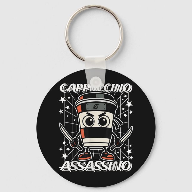 Chaveiro Cappuccino-assassino-Inibidor Café Assas (Frente)