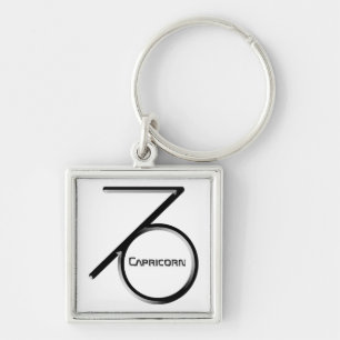 Chaveiro CAPRICORN, Design abstrato do Sinal Zodiac,