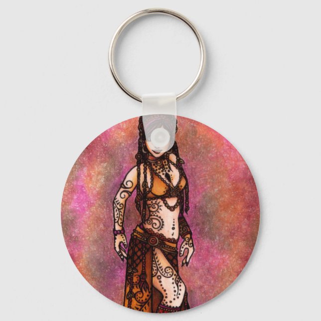 Chaveiro Capricorn Tribal Belly Dancer (Frente)