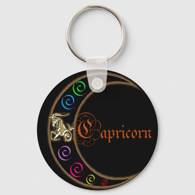 Chaveiro Capricórnio Zodiac Moon (Frente)