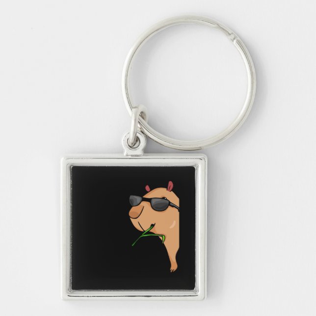 Chaveiro Capybara Lover Women Capybara Gift Men Capybara (Frente)