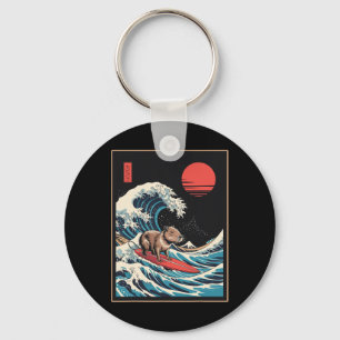 Chaveiro Capyra Japão Kanagawa Onda Animal Surfe Capyra