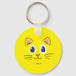 Chaveiro Cara de Gatinho Fofinho