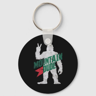 Chaveiro Cara do Montanhista Divertido Pé Grande Sasquatch