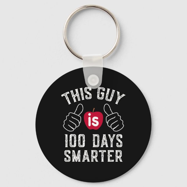 Chaveiro Cara É 100 Dias Mais Inteligente (Frente)