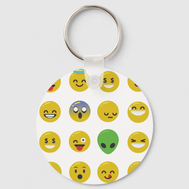 Chaveiro Cara feliz Emoji (Frente)