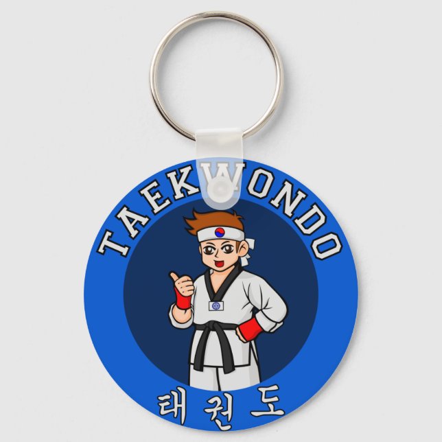 Chaveiro cara taekwondo (Frente)