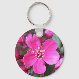 Chaveiro Caranguejo-Flor Rosa