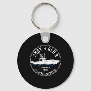 Chaveiro Carateres de Pesca de Vintage Andy Red