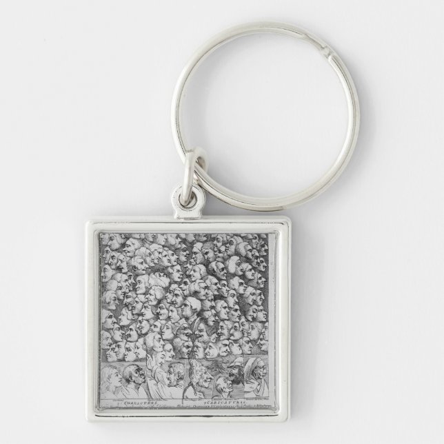 Chaveiro Caráteres e caricaturas (Frente)