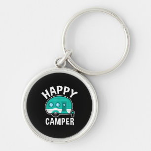 Chaveiro Caravana de Camping Feliz Carro Caravana Férias En