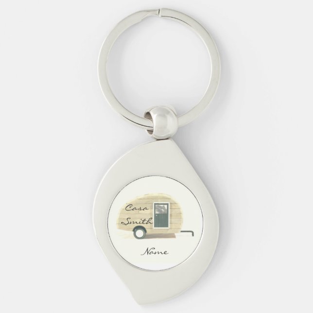 Chaveiro Caravana-de-coleira-branca-cigana (Frente)
