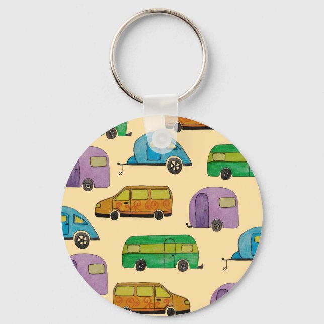 Chaveiro Caravanas para camping (Frente)
