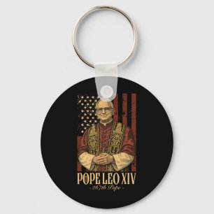 Chaveiro Cardeal Robert Prevost Papa Leo Xiv
