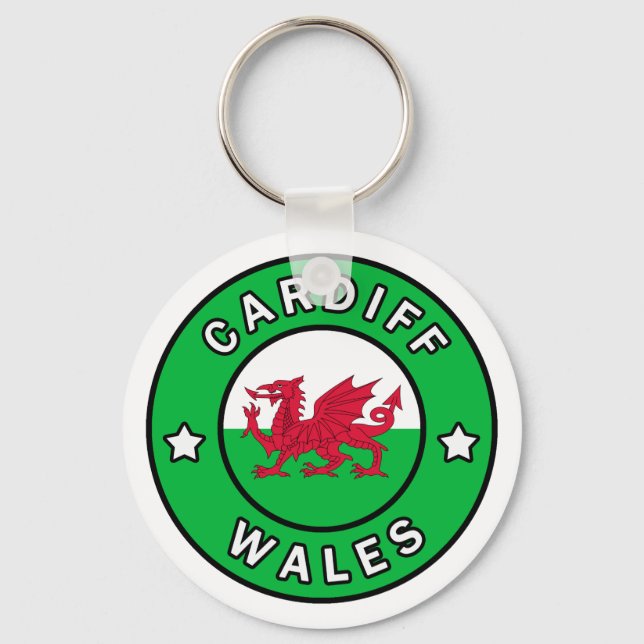 Chaveiro Cardiff Wales (Frente)