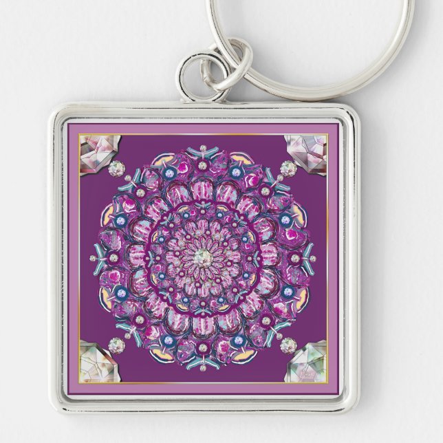 Chaveiro Cardinal Red Rosace (Frente)