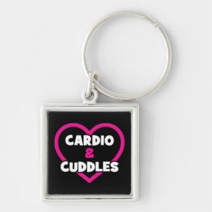 Chaveiro Cardio e Cuddles - Engraçado Workout Novelty Gym