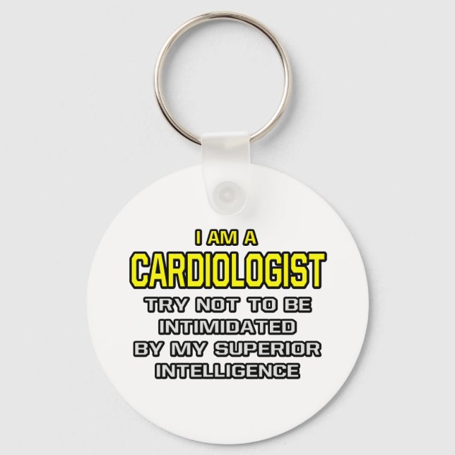 Chaveiro Cardiologista... inteligência superior (Frente)