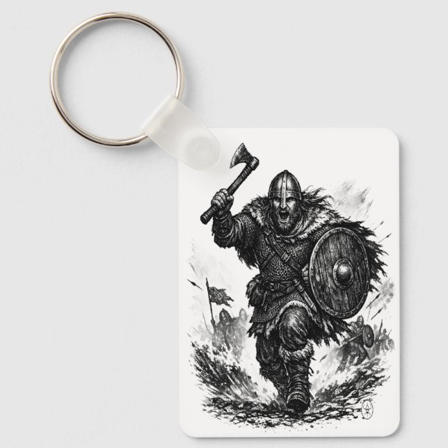 Chaveiro Carga do Guerreiro Viking – Batalha de Tinta (Frente)