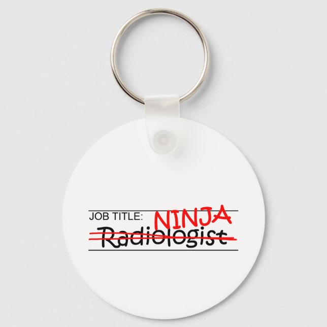 Chaveiro Cargo Ninja - Radiologista (Frente)