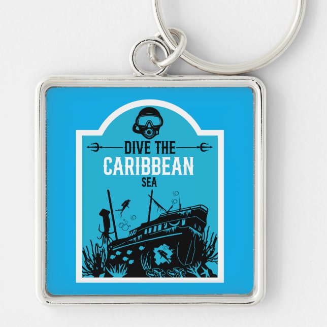 Chaveiro Caribe de naufrágio (Frente)