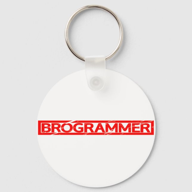 Chaveiro Carimbo Brogrammer (Frente)