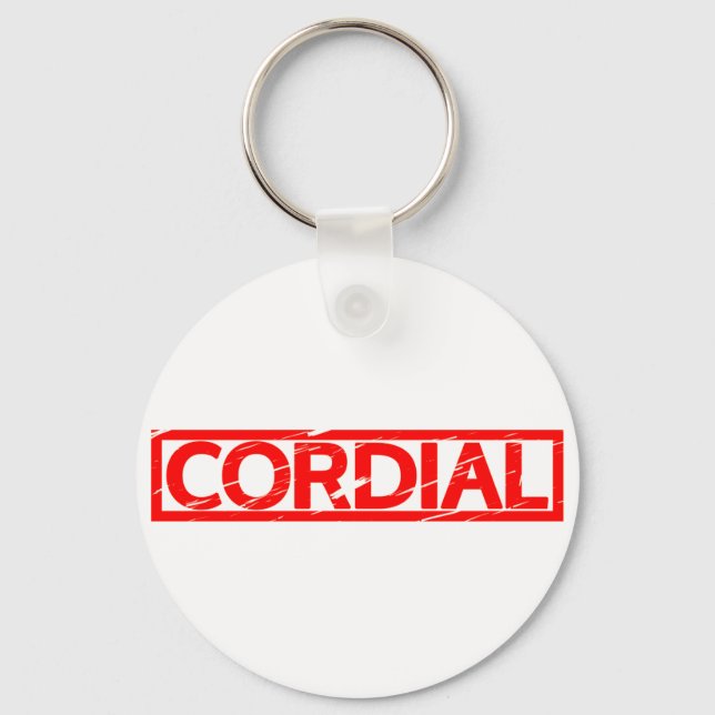 Chaveiro Carimbo Cordial (Frente)