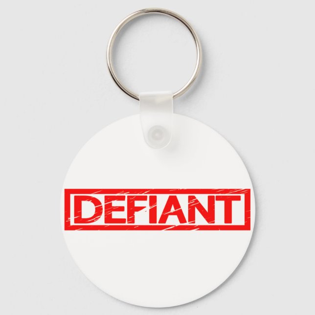 Chaveiro Carimbo de Defiant (Frente)