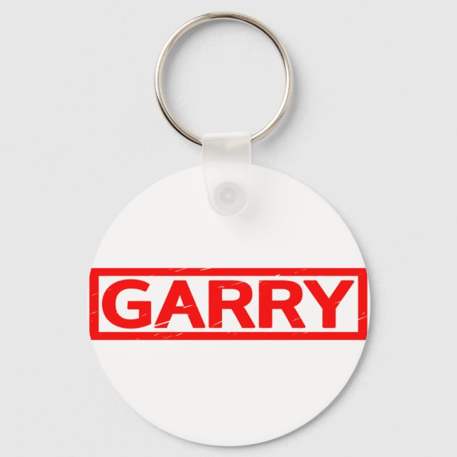 Chaveiro Carimbo de Garry (Frente)