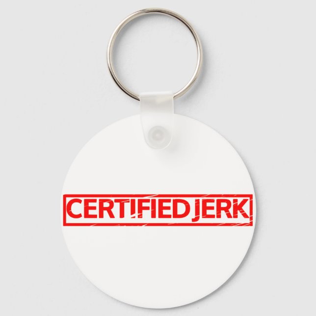 Chaveiro Carimbo de Jerk Certificado (Frente)