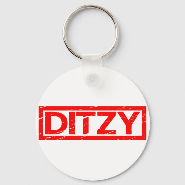 Chaveiro Carimbo Ditzy (Frente)