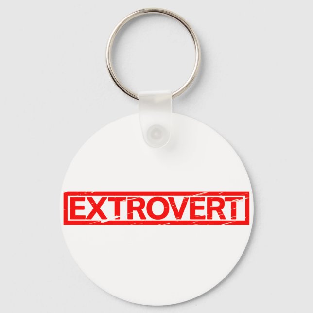 Chaveiro Carimbo Extrovertido (Frente)
