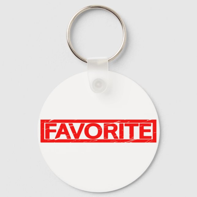 Chaveiro Carimbo Favorito (Frente)